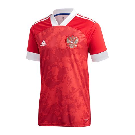 adidas Russland Trikot Home EM 2020 Rot Weiss 